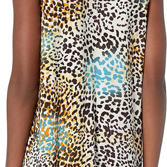 New eci Brand Leopard Print Sleeveless Tank Top - Picture 2 of 6